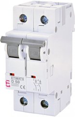 Circuit breaker ETIMAT 6 2p D 50A (6kA) 2163521 ETI