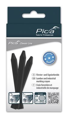 Industrial chalk on a wax-chalk basis Pica Classic ECO, black 591/46 Pica