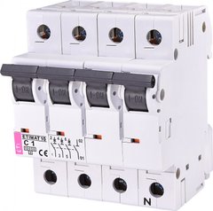 Автоматичний вимикач ETIMAT 10 3p + N C 1А (10 kA) 2136704 ETI