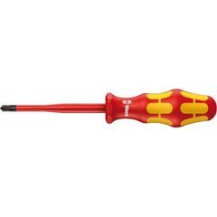 Phillips screwdriver isolated with a narrowed working end screw 162 PlusMinus Phillips iS PH / S 1 × 80mm 05006455001 Wera