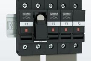 Screw terminals with fuse holder up to 1000 V
