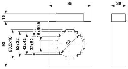 Current transformer PACT MCR-V2-6015- 85-1250-5A-1 IF 2277967 Phoenix Contact