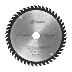 Пильний диск S & R Meister Wood Craft 160x20 / 16x2,2 мм 238 048 160 S & R 238048160 S & R