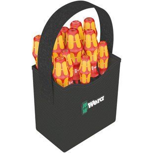 Screwdriver Set in pouches KRAFTFORM 2GO 100 05004310001 Wera