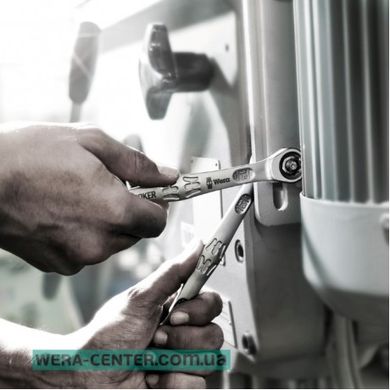 Combination wrench 14 mm with ratchet 05073274001 Wera