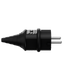Plug IP44 black SCHUKO type 16A2p+E 230V 10754 MENNEKES