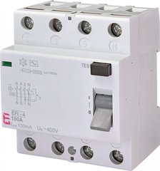 Differential relay (RCD) EFI-4100 / 0.1 type AC (10kA) 2062153ETI 2,062,153 ETI