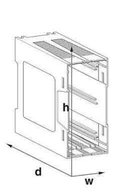 Lower housing 90 EH-B / ABS GY7035 2201487 Phoenix Contact