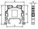 DIN rail screw terminal 2.5mm black 1010014 Onka