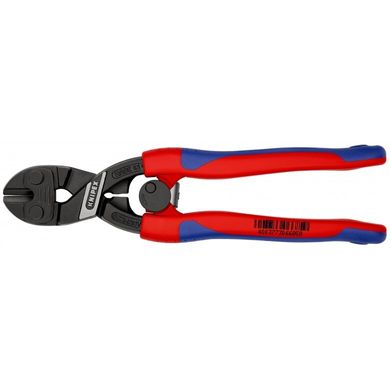 Bolt cutter compact, phosphated black color, with a spring 200 mm 71 12 200 Knipex, 6, 64