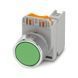 Button flat, green, kit, contact NO PHT22-FL-GN/PT10 1108224 Phoenix Contact