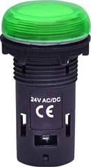 Лампа сигнал. LED матова ECLI-024C-G 24V AC / DC (зелена) 4771211 ETI