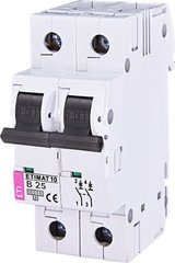 Автоматический выключатель ETIMAT 10 2p B 25А (10 kA) 2123718 ETI