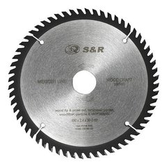 Пильний диск S & R Meister Wood Craft 190x30x2,4 мм 238 024 190 S & R 238024190 S & R