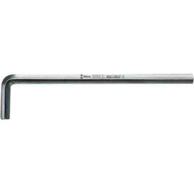 T-shaped key 950 metric chrome L 2.5 × 112mm 05021610001 Wera