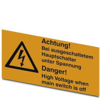 The warning sign PML-W301 (52X26) 0830461 Phoenix Contact