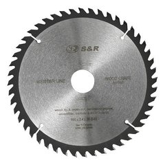 Пильный диск S&R Meister Wood Craft 190x30x2,4 мм, 48 зубьев 238048190 S&R 238048190 S&R