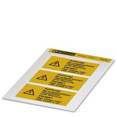 The warning sign PML-W301 (74X37) 0830462 Phoenix Contact