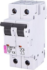 Автоматический выключатель ETIMAT 10 2p C 50А (6 kA) 2133721 ETI