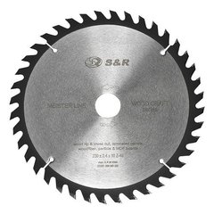 Пильный диск S&R Meister Wood Craft 230x30x2,4 мм 40 зуб 238040230 S&R 238040230 S&R