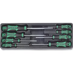 Torx screwdriver tool tray set in (140 x 375 mm) 8 subjects ACK-384013 Licota