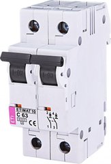 Автоматичний вимикач ETIMAT 10 2p C 63А (6 kA) 2133722 ETI