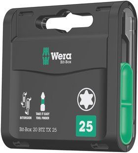 Биты Torx TX25-25 20шт 05057774001 Wera