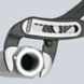 Кліщі переставні - гайкові ключ, фосфатовані 180мм 88 01 180 Knipex