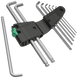 Набір Г-образних ключів 950/9 Hex-Plus 4 метричних хромованих 05073594001 Wera