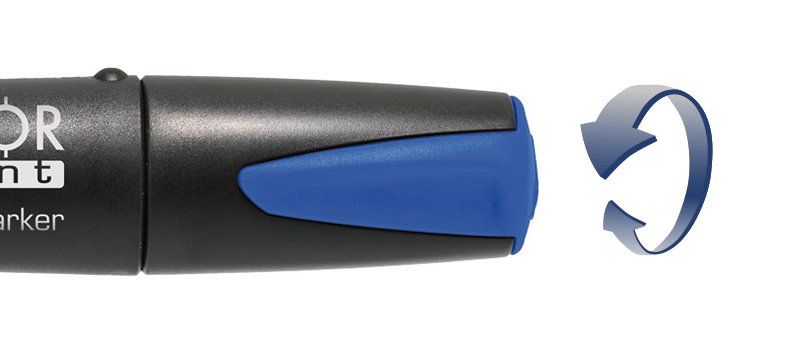Сухой промышленный маркер PICA VISOR голубой 990/41 Pica