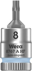 1/4 "socket with Torx TX8 insert with locking function 8767 A HF Zyklop 05003360001 Wera