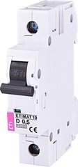 Автоматичний вимикач ETIMAT 10 1p D 0,5 А (10 kA) 2151701 ETI
