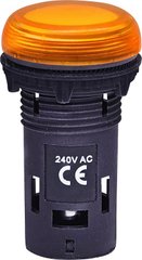 Лампа сигнал. LED матовая ECLI-240A-A 240V AC (оранжевая) 4771234 ETI