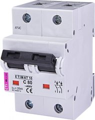 Автоматический выключатель ETIMAT 10 2р C 80А (20 kA) 2133731 ETI