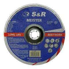 Circle abrasive for metal stripping Meister A24 BF 180x6,0x22,2 131060180 S & R