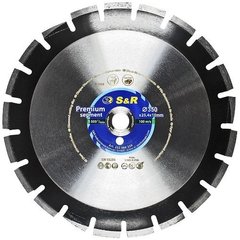 Diamond blade segment Premium Segment 350h25,4 mm (asphalt) 252466350 S & R