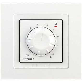 Thermostat with frame terneo rol unic terneo