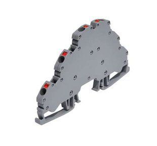 DIN-rail terminal three-tier spring 4mm 1020183 Onka