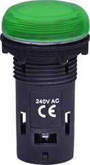Lamp signal. LED matte ECLI-240A-G 240V AC (green) 4771231 ETI