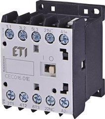 Contactor miniature CEC 16.01-230V-50 / 60Hz (16A; 7,5kW; AC3) 4641096 ETI