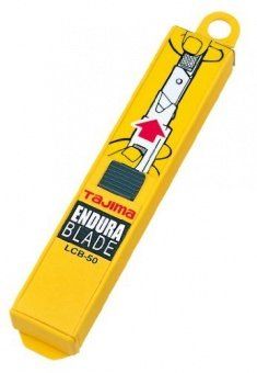 Лезвия серые 18мм Endura Blades, экстра устойчивы, упаковка 10 шт с поштучным подателем LB50CD Tajima