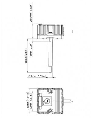 Привід клапана димовидалення та протипожежні клапана, 24В АС / DC 340TA-024-05-S2 / 8F12 Gruner
