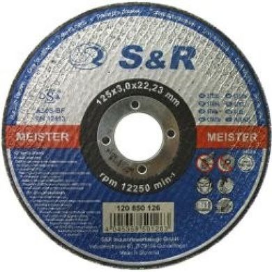 Коло абразивний відрізний по металу Meister типу A 30 S-BF 125x2 120850201 S & R