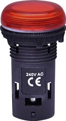 Лампа сигнал. LED матовая ECLI-240A-R 240V AC (красная) 4771230 ETI