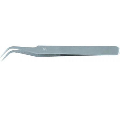 Tweezers curved, with a thin sting 116 mm AET-7112 Licota