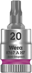 1/4 "socket with Torx TX20 insert with locking function 8767 A HF Zyklop 05003364001 Wera