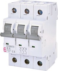 Автоматический выключатель ETIMAT 6 3p B 6А (6 kA) 2115512 ETI