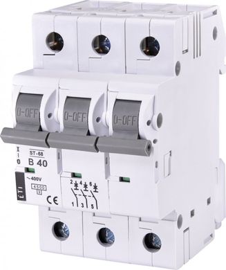 Автоматичний вимикач ST-68 3p B 40А (4,5 kA) 2175320 ETI