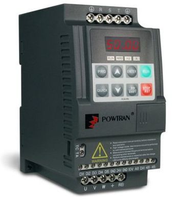 The frequency converter 4 kW, 380V, 3f.PI150 004G3Z Powtran