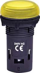Lamp signal. LED matte ECLI-240A-Y 240V AC (yellow) 4771232 ETI